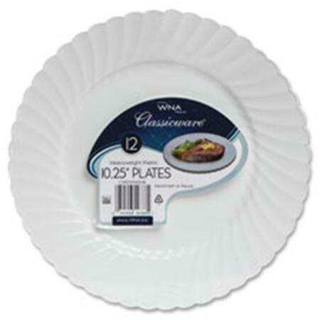 WNA-COMET 6 in. Classicware Heavy Weight Plastic Plates - White WNARSCW61512WCT